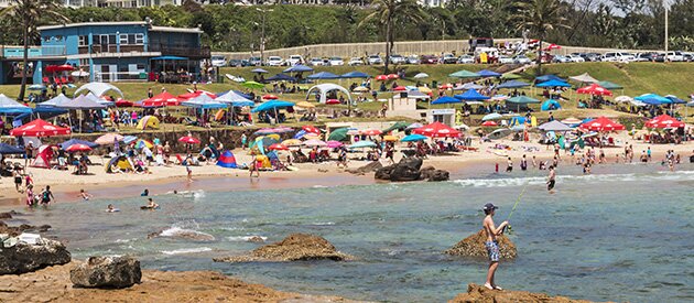Scottburgh, in KwaZulu-Natal, South Africa.